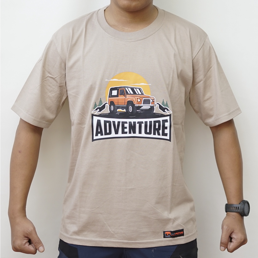 kaos tshirt tema adventure hiking zarventure 1009