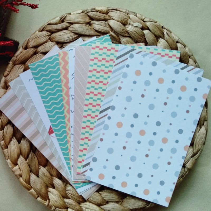 

Kertas Motif Simple Pattern Untuk Scrapbook/Jurnal