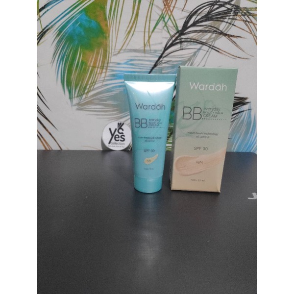 Wardah BB Everyday Beauty Balm Cream 15ml SPF 30 Natural light water break Oil Control Makeup Wajah