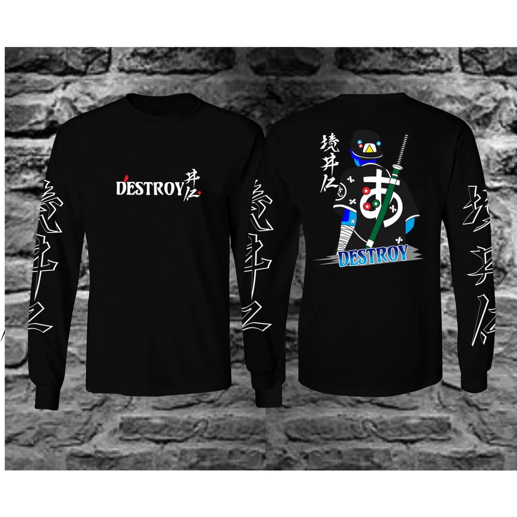 Kaos Tshirt Pria Terbaru PANJANG SAMURAI Distro Lengan Pendek Motif Sablon Bergambar Keren