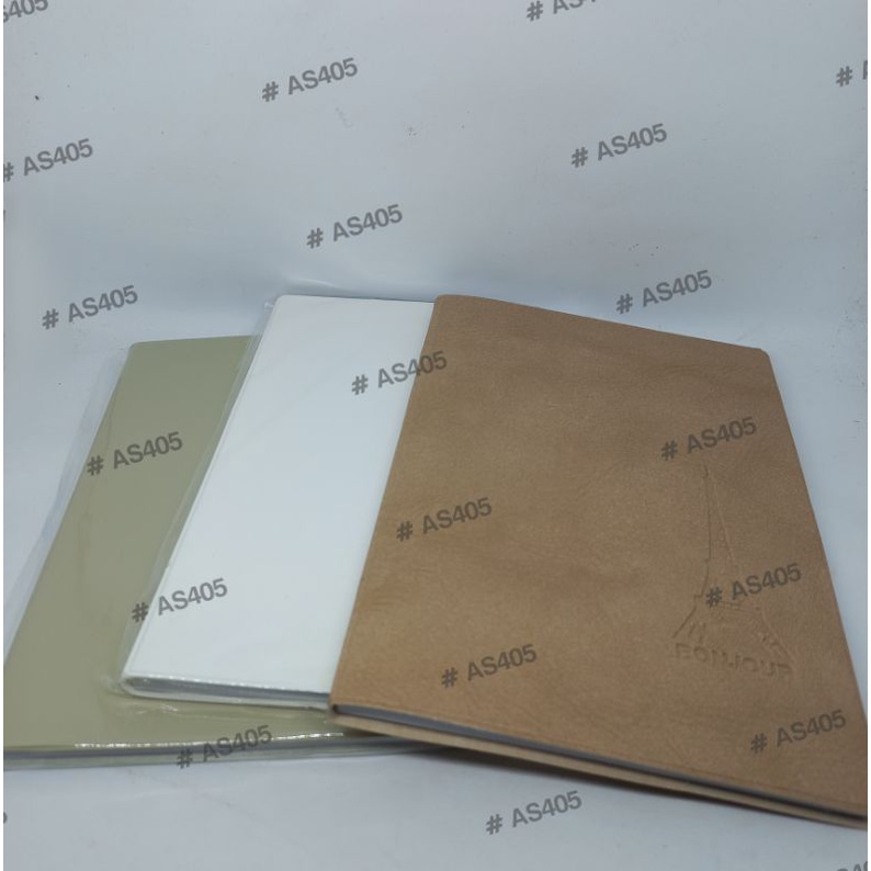 

Diary / Notebook Cover Kulit Leather Premium Emboss Paris A5