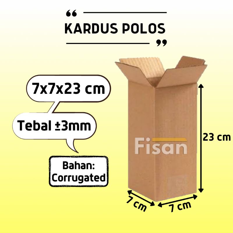 

Kardus Packing / Dus Packing / Kardus Polos / Dus Polos 7x7x23 cm