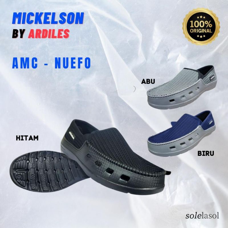 SEPATU PRIA SLIP ON MICKELSON GETNO BY ARDILES ORIGINAL TRENDY KEREN ELEGANT MURAH