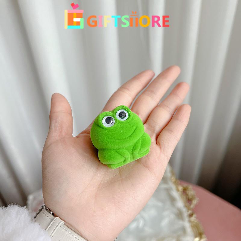 ✨COD  Cincin Kartun Kotak Lembut Fashion Korea Berkelompok Kreatif  Lucu Perhiasan Hadiah-GS