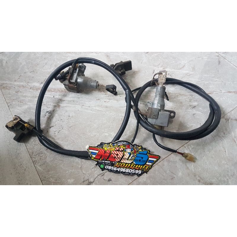 kunci kontak nouvo z nouvo lele 1set original copotan kondisi normal pengait jok nouvo kabel jok nou