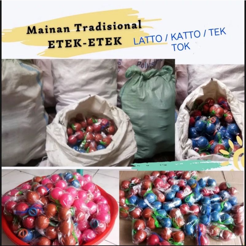 Latto Latto/tek tek/lato-lato mainan jadul viral tik tok