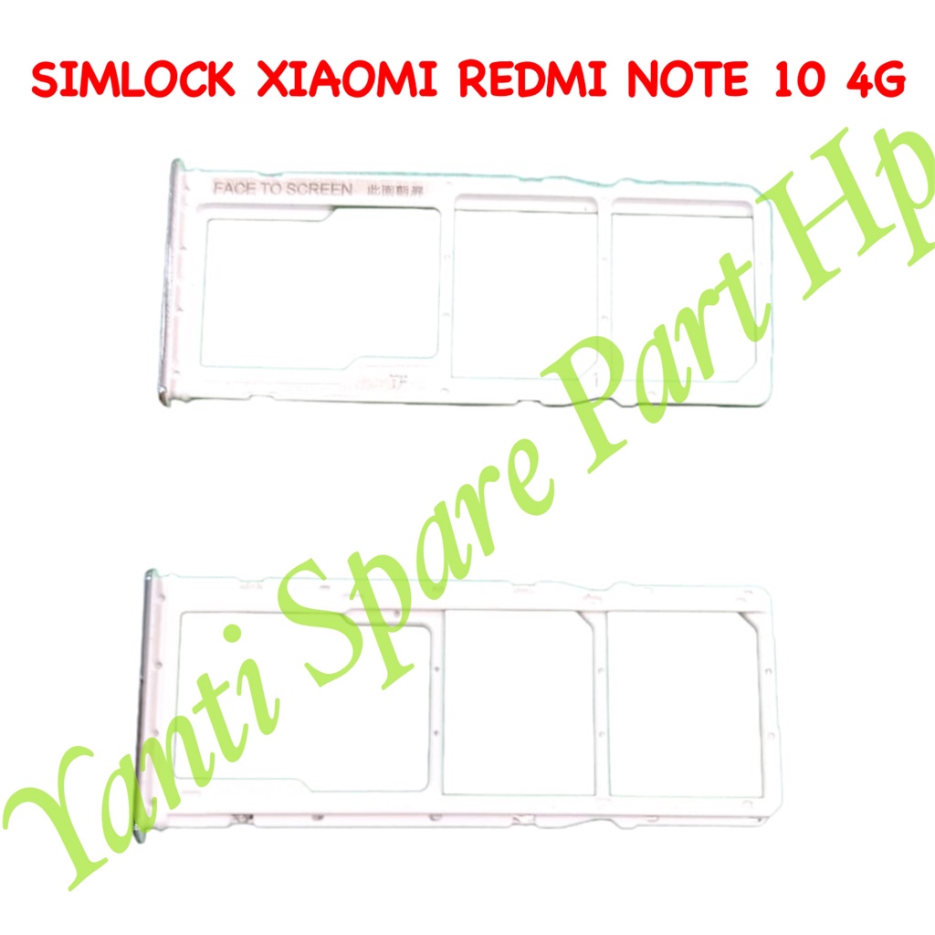 Simtray Sim Lock Xiaomi Redmi Note 10 4G Original Terlaris New