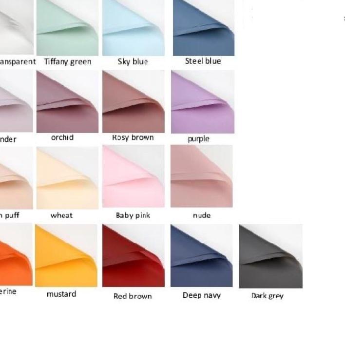 

DNL794 kertas Bunga (20lembar)/All new full color cellophane/Wrapping paper/kertas bunga murah ^^