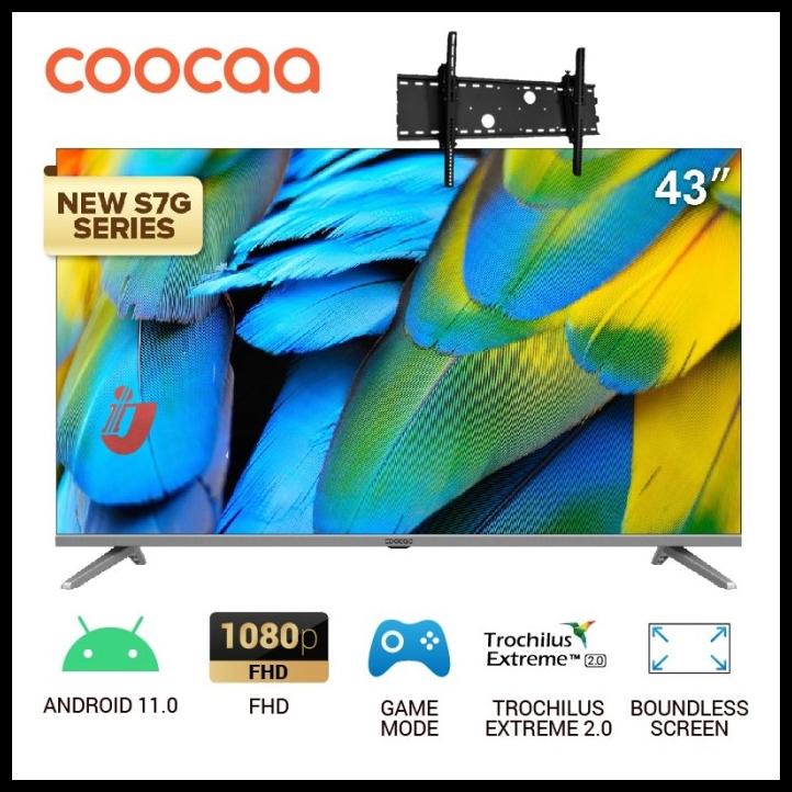 Coocaa Tv 43 Inch - Android 11 (Coocaa 43S7G) Free Bracket