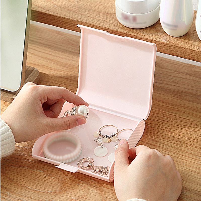 Multifungsi Sundry Organizer Kreatif Tahan Debu Masker Kotak Penyimpanan Perhiasan Portable Jewelry Display Container Box Untuk Aksesoris Rambut, Cincin, Kalung, Anting Praktis