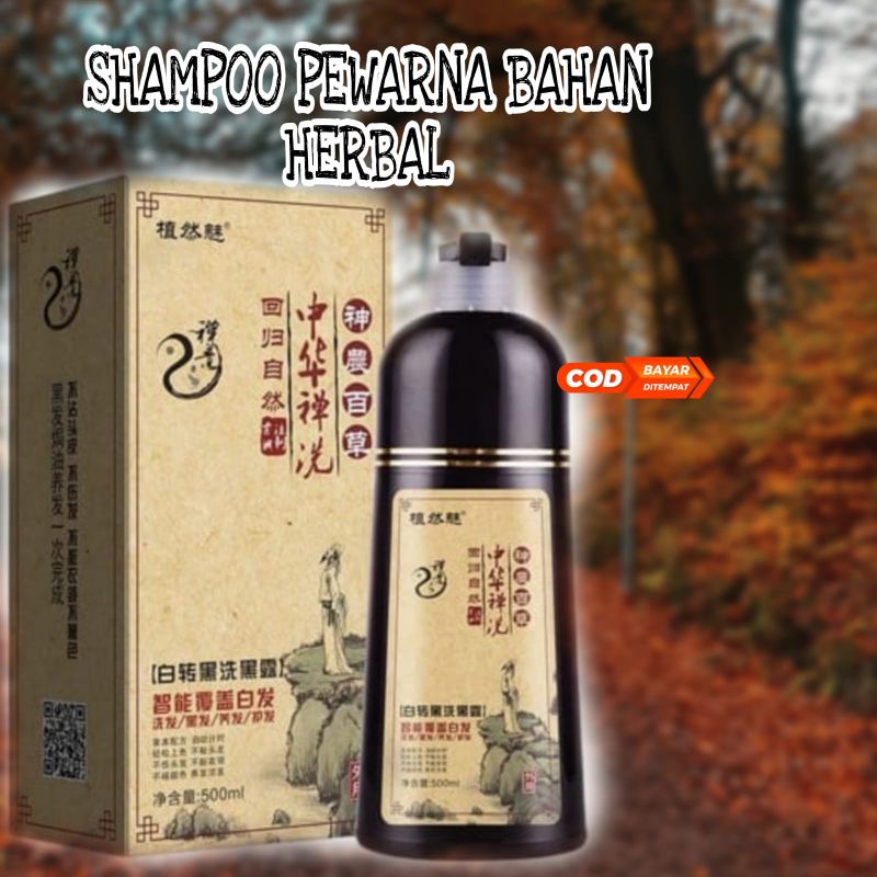 Sampo herbal alami penghitam rambut