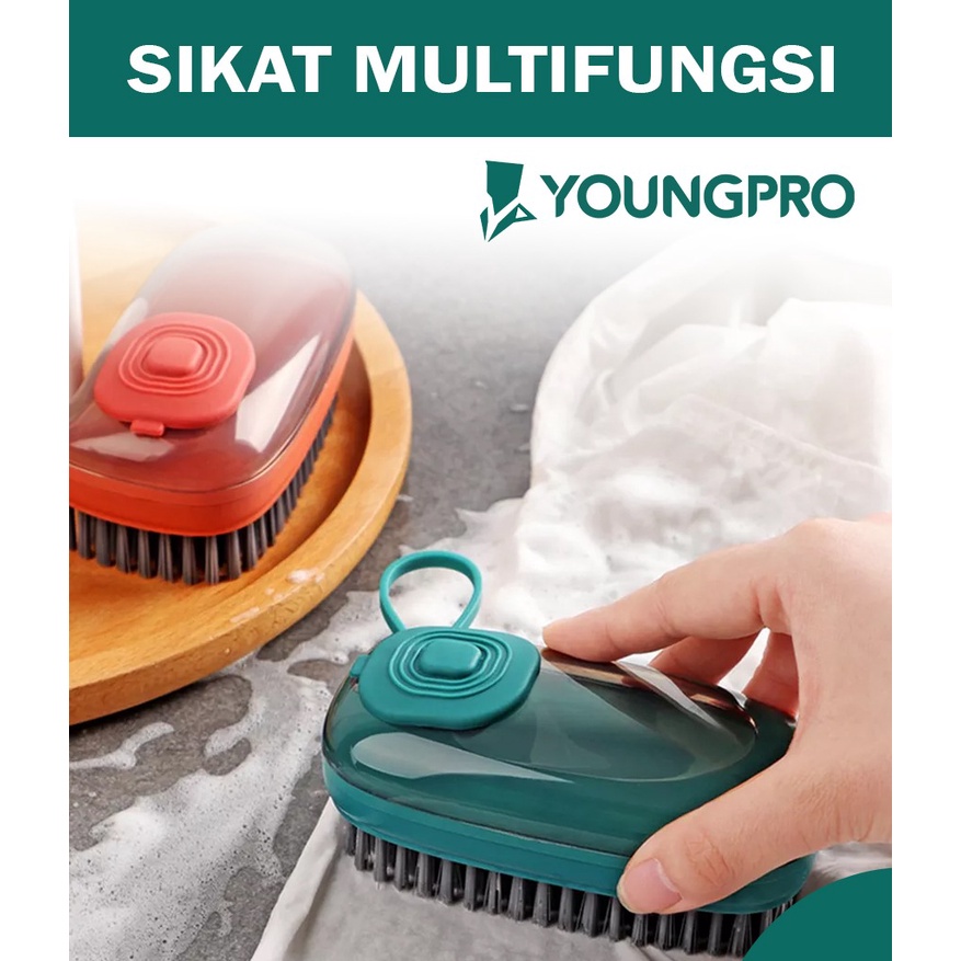 SIKAT PAKAIAN BAJU SIKAT LANTAI SERBAGUNA ISI SABUN SIKAT MULTIFUNGSI MCB-01 MULTIFUNCIONAL CLEANING BRUSH