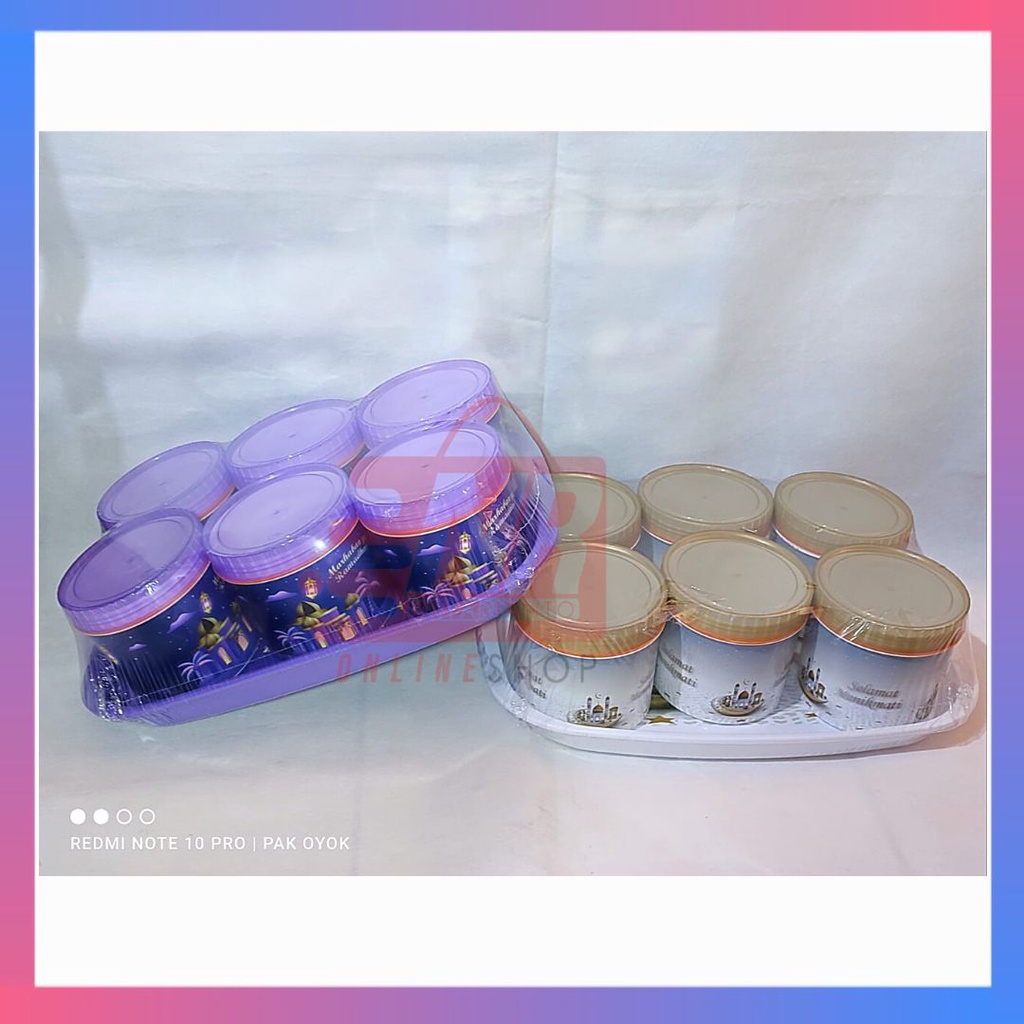 Tonam Set Islamic 7in1 Calista Premium / Toples Set Nampan Calista Premium / Toples Set Calista 7 in 1 / Toples Set Calista Tonam 7in1 / Toples Set + Nampan