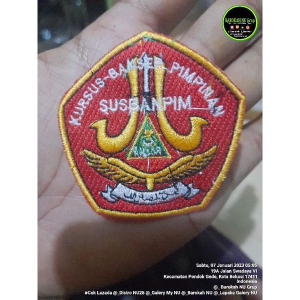 bordir Banser SUSBANPIN - LOGO bordir banser