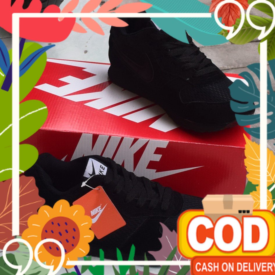 Keren Trend COD / SEPATU SEKOLAH HITAM POLOS N1K PRIA WANITA / SEPATU SEKOLAH OLAHRGA OUTDOOR PRIA W