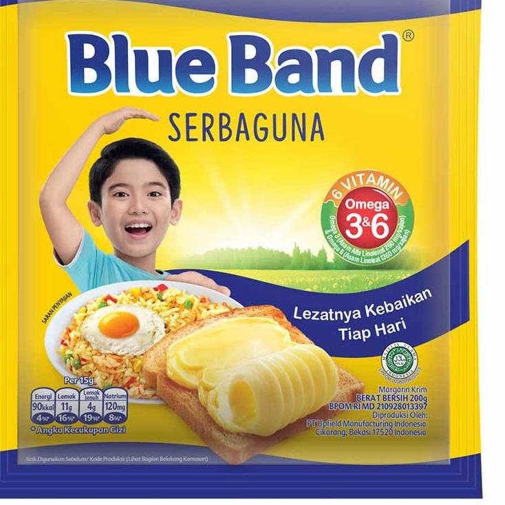 

Di⚡kon !! Blueband Sachet 200gr - Blue Band Margarin Serbaguna