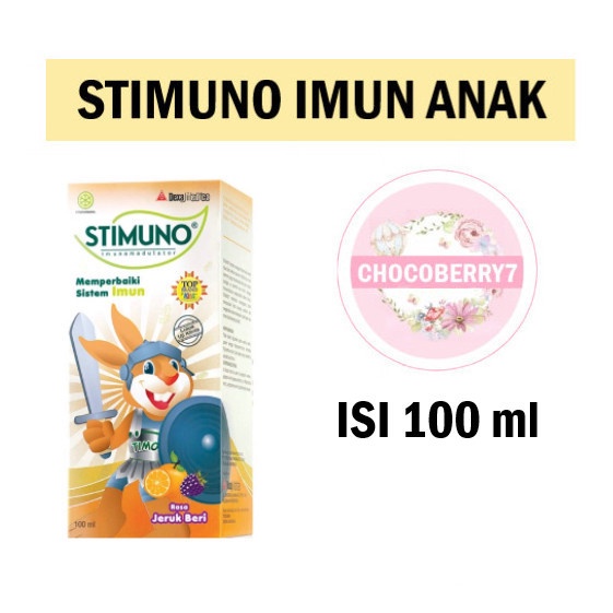 Stimuno Syrup Jeruk Beri 100ml Multivitamin Anak untuk Imun Anak 100 ml Sirup Jeruk