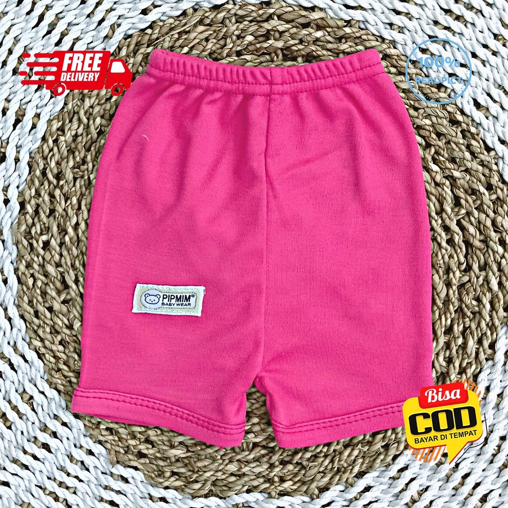 Celana Pendek Bayi PINK SERIES Size 0 - 3 Bulan merk SNI PIP MIM