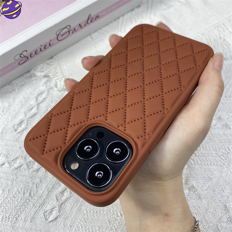 IPHONE [New And Simple Style] Paket Lengkap Soft Case Cair Berlaku Untuk Iphone14 13 12 11 Pro X XS Max 14Plus XR Casing Pelindung Silikon