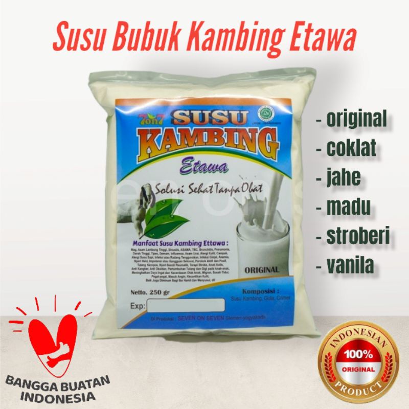 susu bubuk kambing etawa full cream 250gram