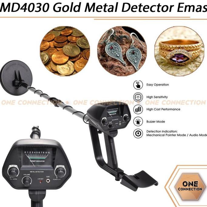 MD4030 Gold Metal Detector Emas Logam King Detektor MD-4030 onecon90