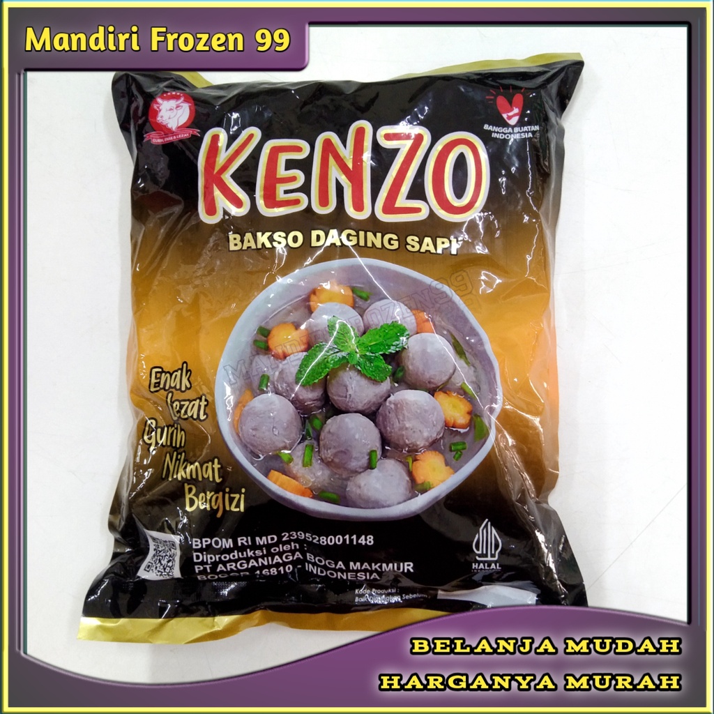 

Bakso Daging Sapi KENZO 770 gram 100% HALAL, Bakso Enak Isi 50 Butir