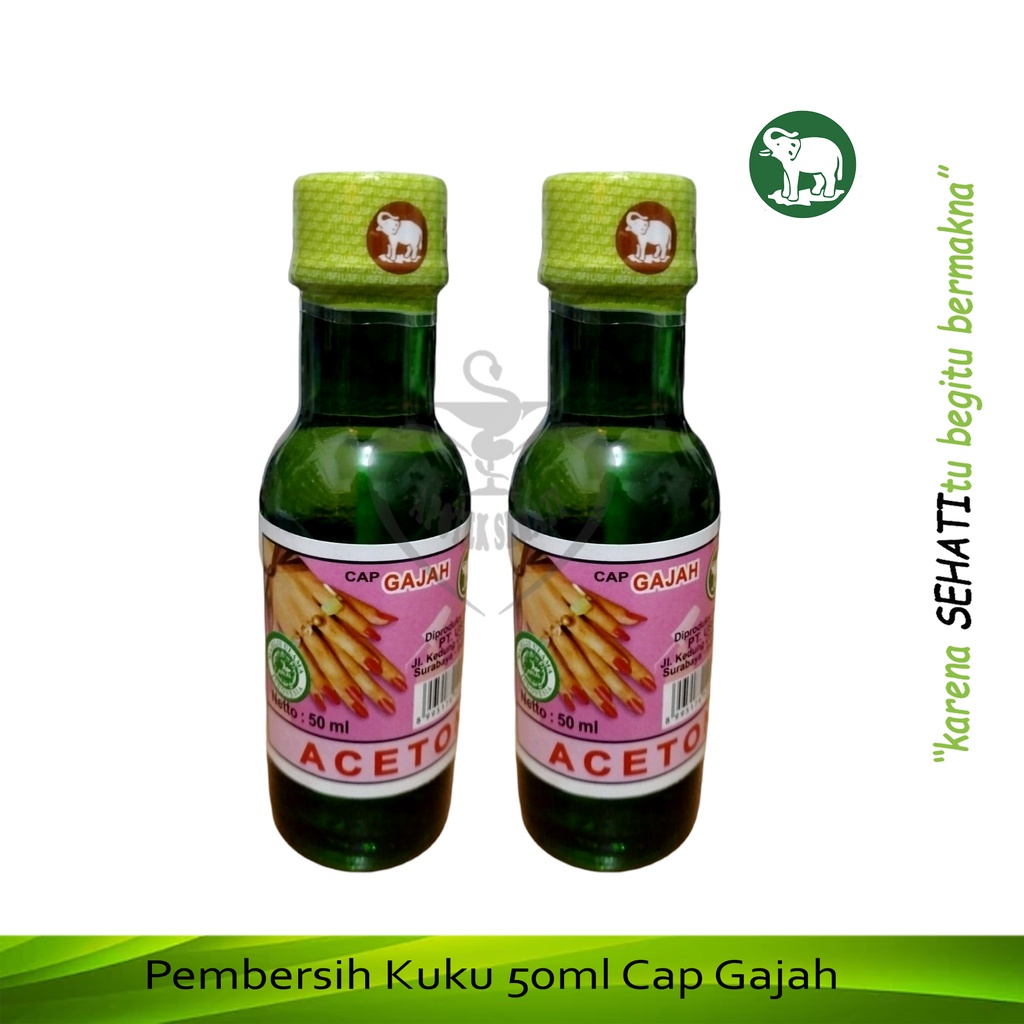 MInyak Seree Cap Gajah Botol Kaca Minyak Slada Cengkeh Gondopuro Aceton Original