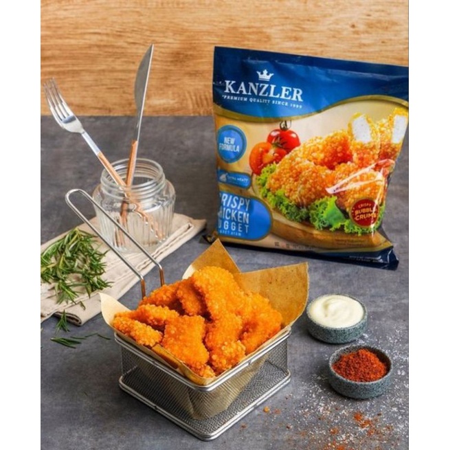 

Kanzler crispy chicken nugget 450gr / naget crispy