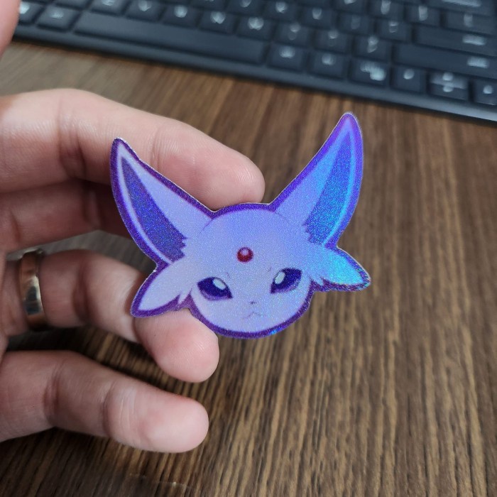 

Sticker Hologram Anime - PSH1403 - Pokemon - Espeon