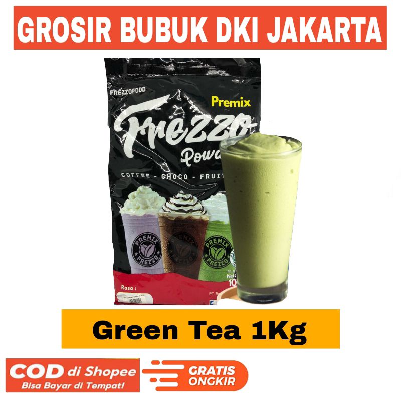 

Frezzo Green Tea 1Kg Bubuk Minuman Teh Hijau Es Pinggir Jalan Powder Drink