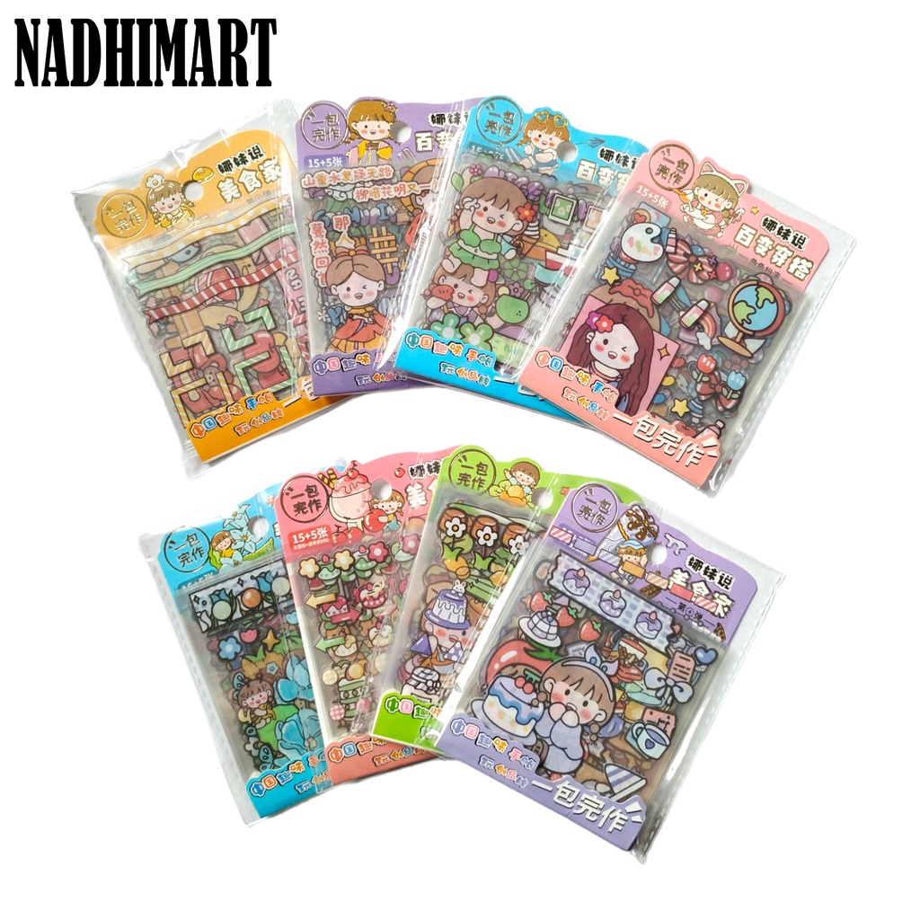 

PAKET STIKER LUCU / NAMEI FOOD/WORLD/VARIETY STIKER