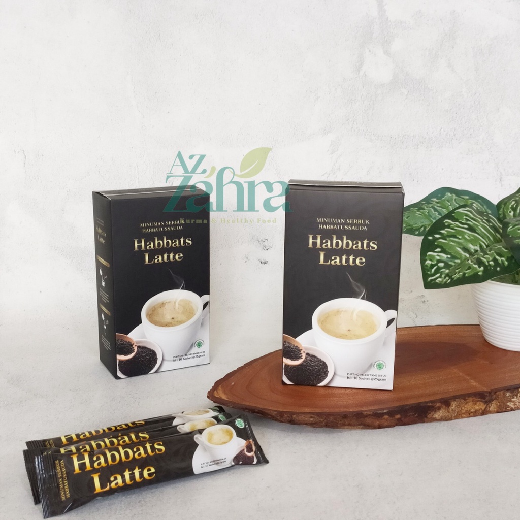 Habbats Latte - Minuman Serbuk Habbatussauda Herbal Alami