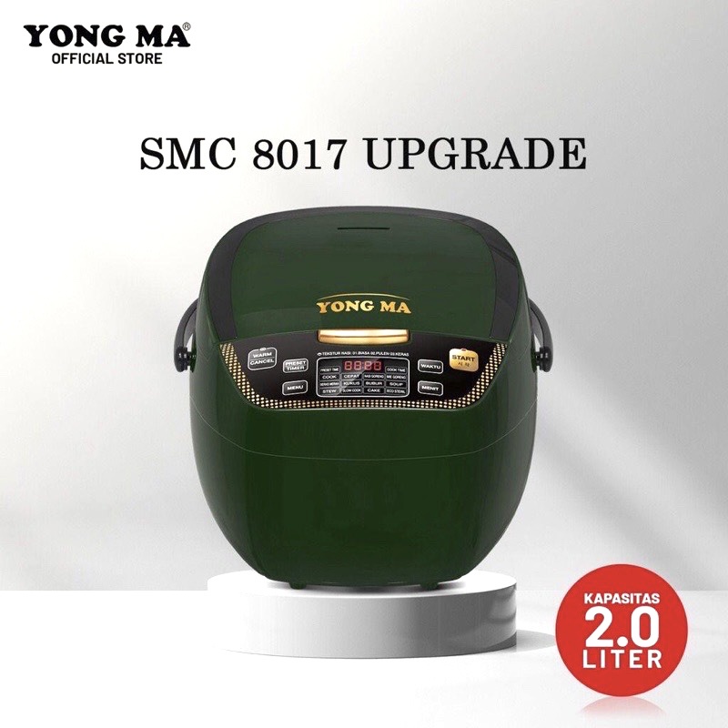 YONGMA RICE COOKER MAGIC COM DIGITAL YONGMA SMC 8017 2L 2 LITER KEMARIK PENANAK NASI