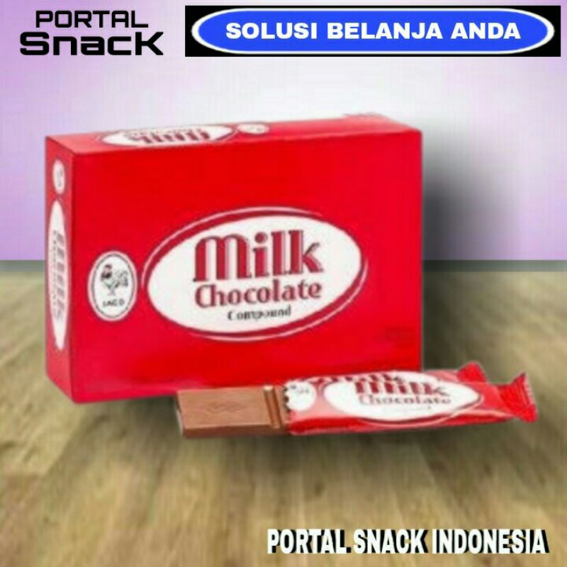 

JAGO MILK CHOCOLATE compound 1 pack isi 12 pcs