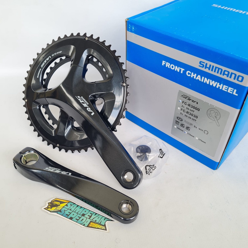 Crank Shimano Sora 50-34T R3000 Crank Shimano Sora R3000 50-34T Crankset Shimano Sora R3000 50-34T C