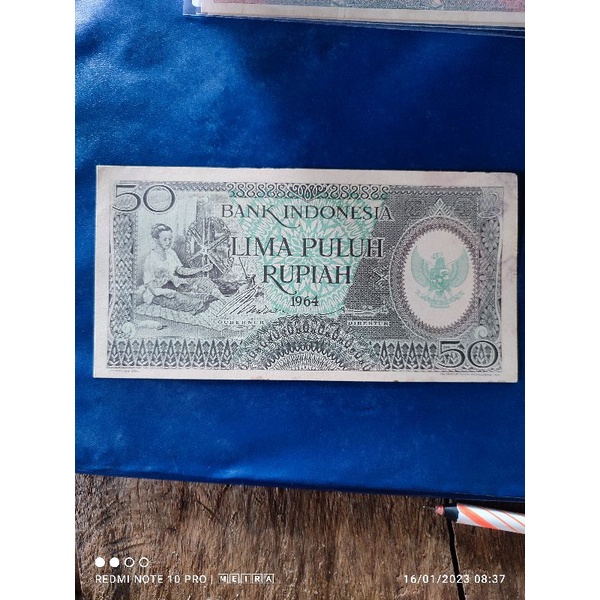 50 rupiah 1964