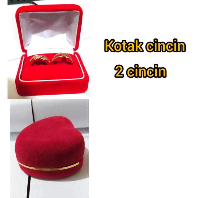 kotak cincin bisa 2 cincin lokal