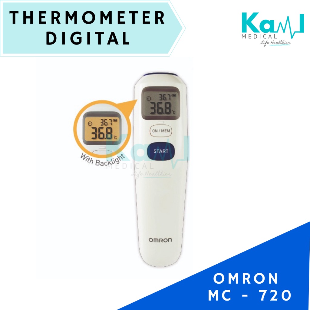Omron Thermometer MC - 720 / Termometer Tembak / Thermometer Gun