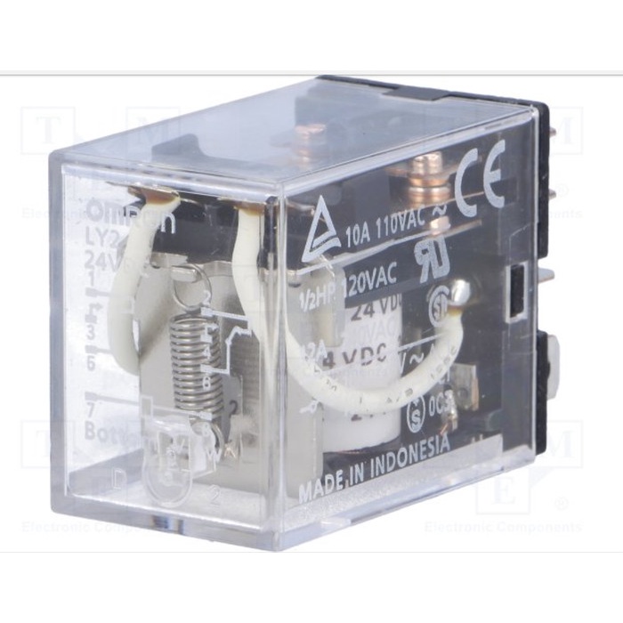 Omron Relay 24vdc LY2 LY 2 LY-2 24 vdc 24V DC Asli Original Omron ORI