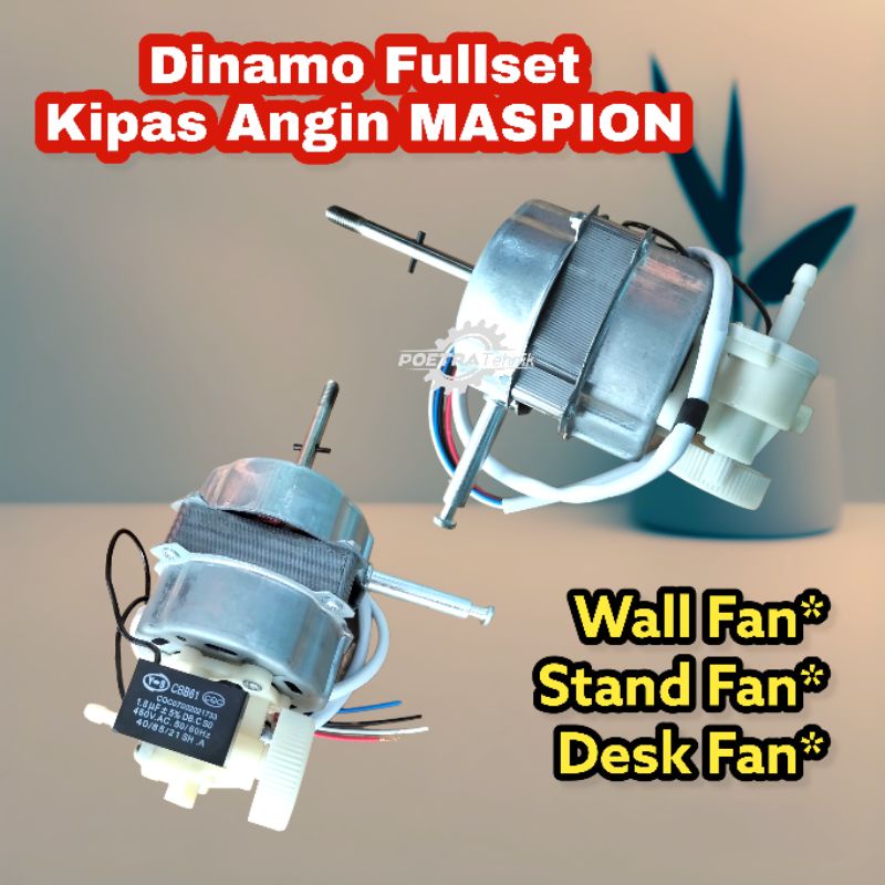 Dinamo Kipas Maspion 12-16inc & Motor Mesin Kipas Angin Berdiri Dinding