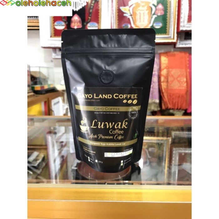 

Kopi Luwak Premium Gayo Land 100% ASLI 100gr