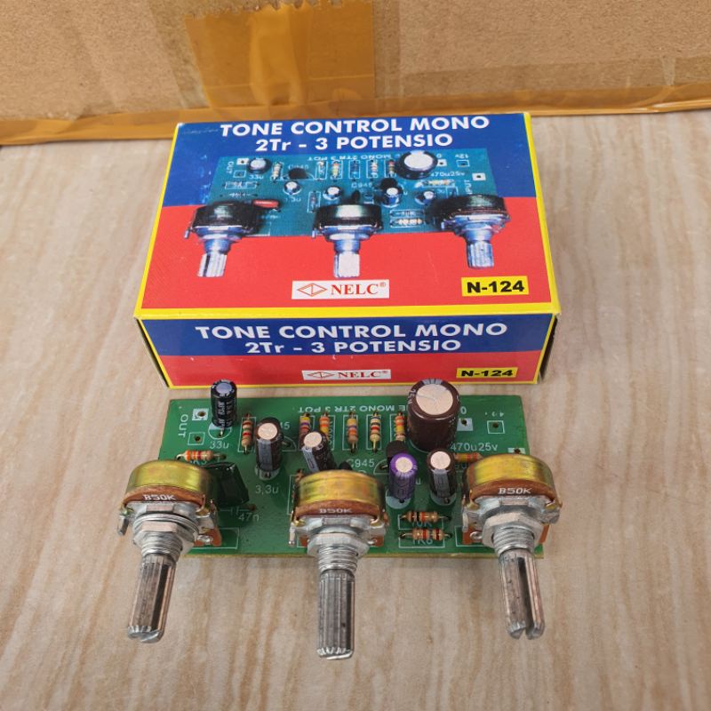 TONE CONTROL MONO 2 TRANSISTOR NELC-124