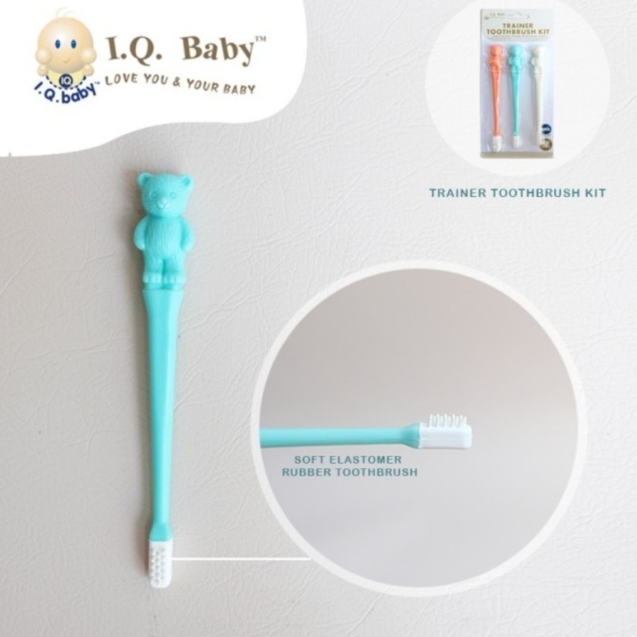 I.Q. Baby Trainer Toothbrush Sikat Gigi Bayi Isi 3