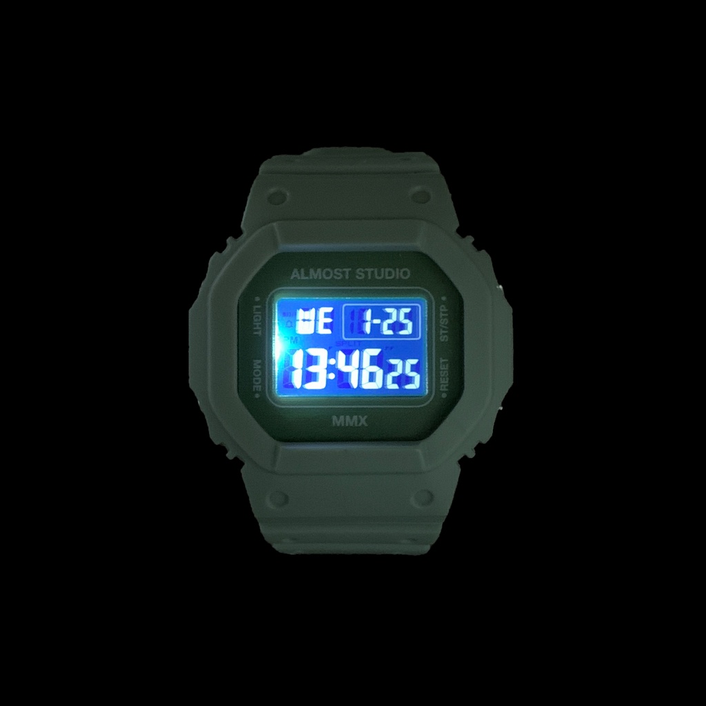 Almost Studio - Jam Tangan Digital - Matcha