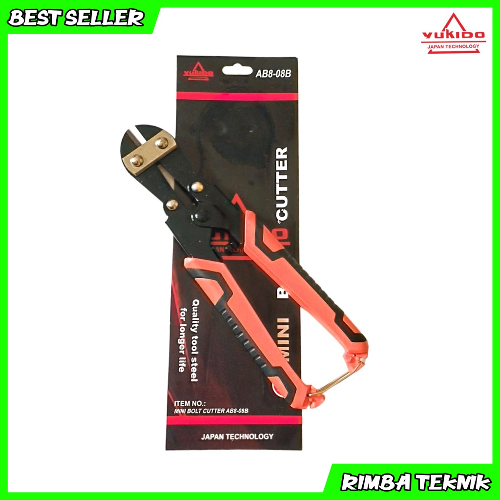 YUKIDO Gunting Beton Baja Besi Kawat Rantai Mini Kecil Bolt Cutter