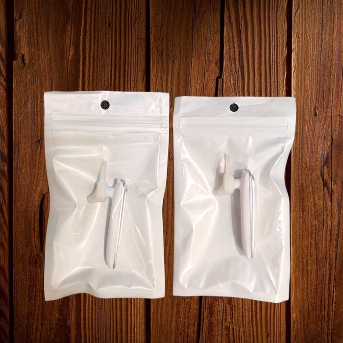 headset bluetooth Headset earphone bluetooth Original Robot R3 wireless 4.2 sporty univ - Putih(C5L5