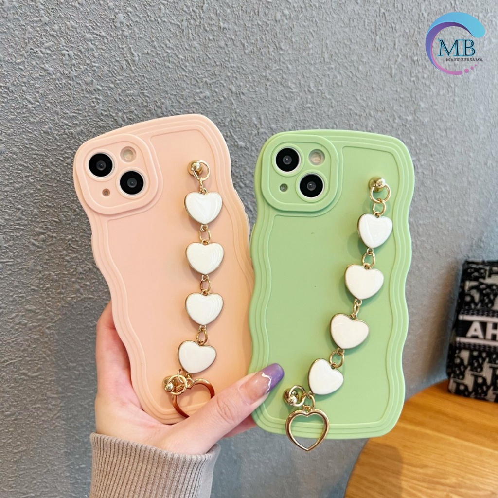 GC05 SOFTCASE GELOMBANG RANTAI LOVE FOR REALME C1 C2 3 5 5I 5S C3 8 9I PRO PLUS 8I 10 C11 2020 C12 C25 NARZO 20 C15 C17 7I C20 C11 2021 C21Y C25Y C30 NARZO 50I PRIME C31 C33 C35 NARZO 50A PRIME V23 5G MB4297