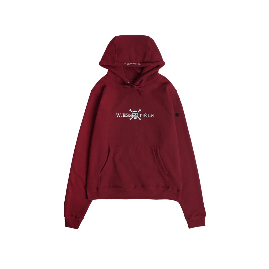 W.Essentiels X One Piece Jaket Luffy Gear Oversize Hoodie Foxblood