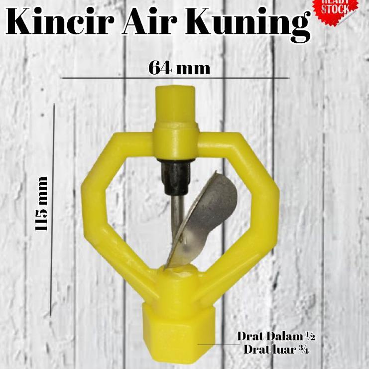 Stok terbaru  KINCIR AIR KUNING 825 ( Sprinkler /sprinkle / kincir air )