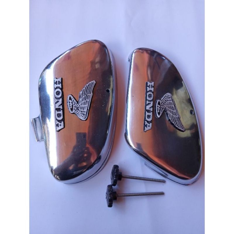 Bok Aki C70 C50 Pispot Diral || Box Accu Samping Dan Baut honda C70 C50 Pispot Bekjul Minti